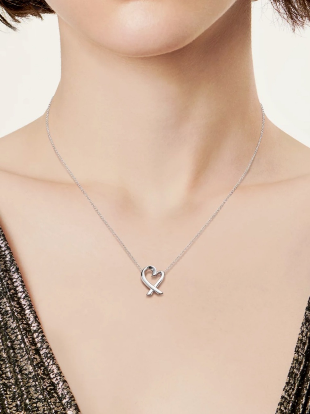 Vintage Tiffany & Co. Paloma Picasso Loving Heart Necklace - Picture 6 of 6